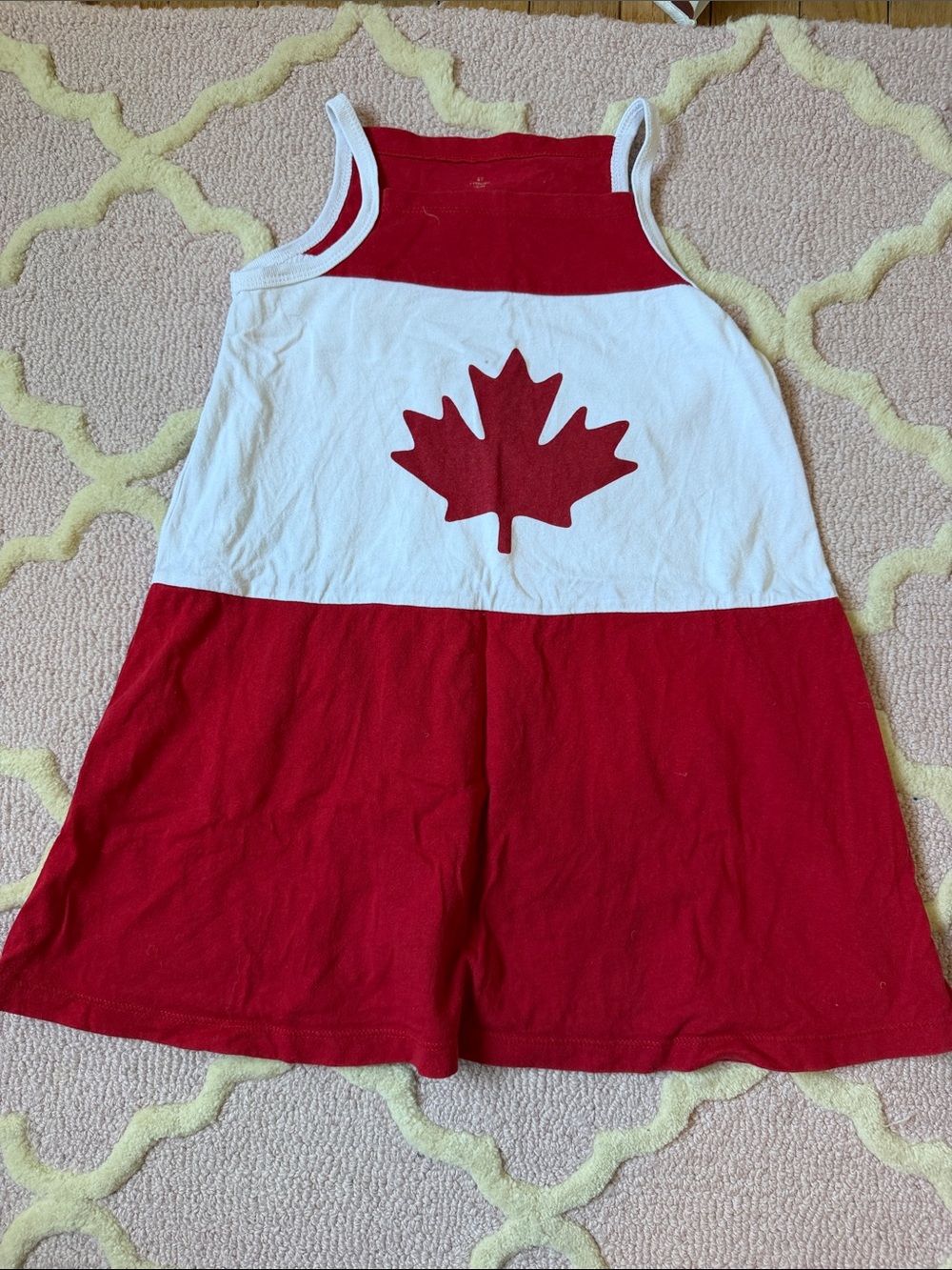 Roots Kids Red Graphic dress (4T)